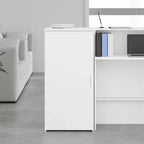 vidaXL Armadietto bianco in legno ingegnerizzato Armadietto di medie dimensioni