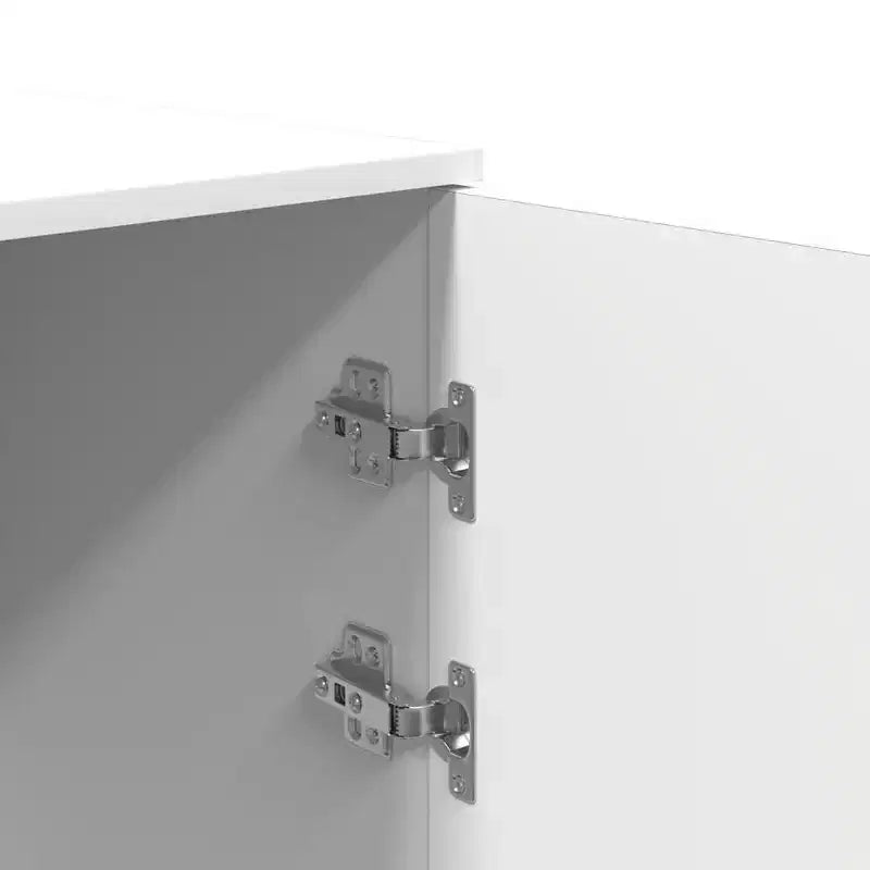 vidaXL Armadietto bianco in legno ingegnerizzato Armadietto di medie dimensioni