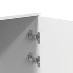 vidaXL Armadietto bianco in legno ingegnerizzato Armadietto di medie dimensioni