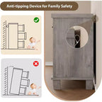 Cassettiera moderna a 7 cassetti, cassettone spazioso in legno, maniglie in metallo, organizer versatile per camera da letto, soggiorno, cameretta dei bambini, armadio