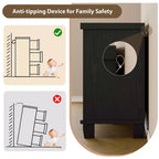 Cassettiera moderna a 7 cassetti, cassettone spazioso in legno, maniglie in metallo, organizer versatile per camera da letto, soggiorno, cameretta dei bambini, armadio