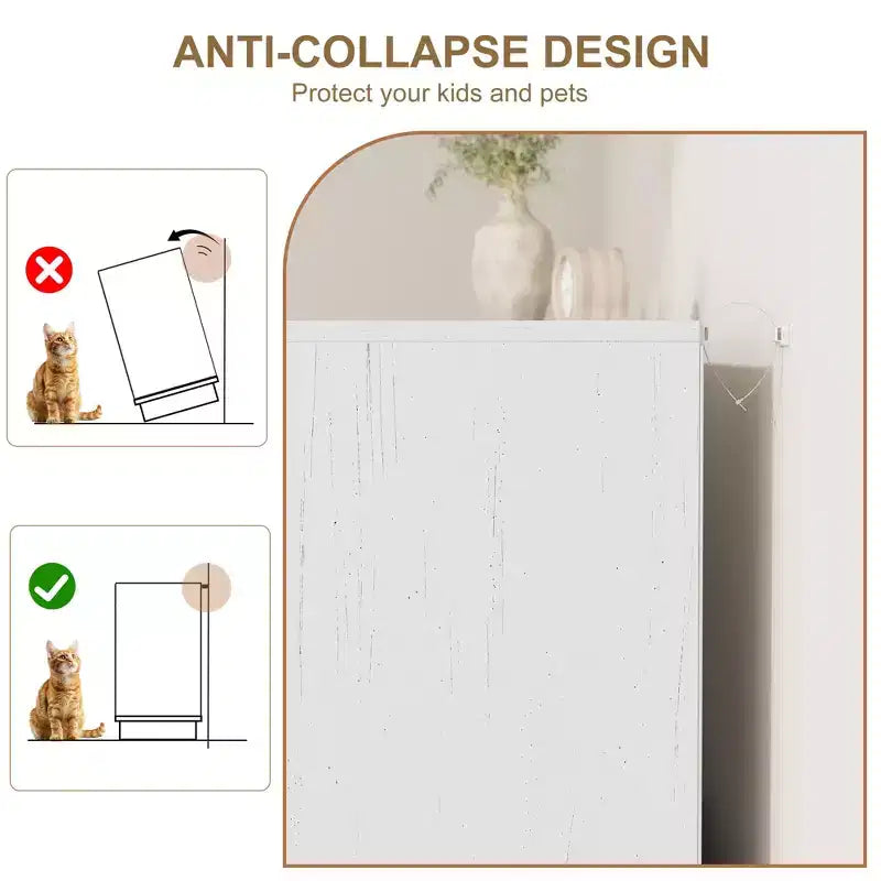 Comò in Rattan a 6 Cassetti per Camera da Letto, Cassettiera in Legno con Maniglie in Metallo, Organizzatore Moderno Versatile per Camera da Letto, Ingresso, Corridoio
