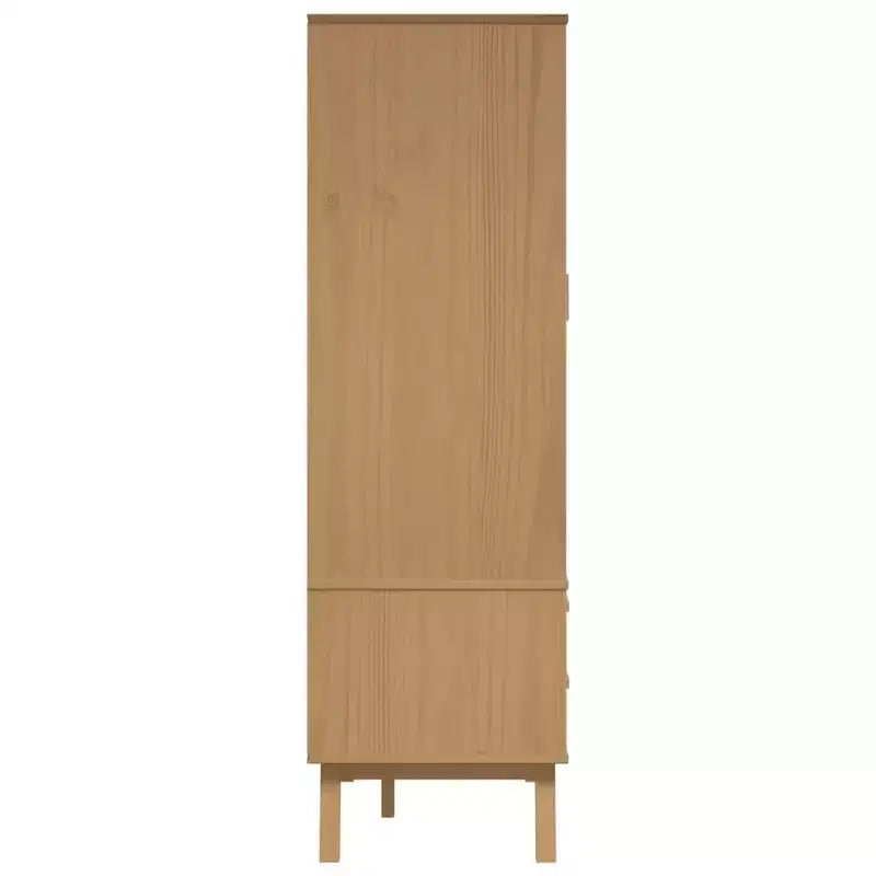 vidaXL Armadio bianco e marrone