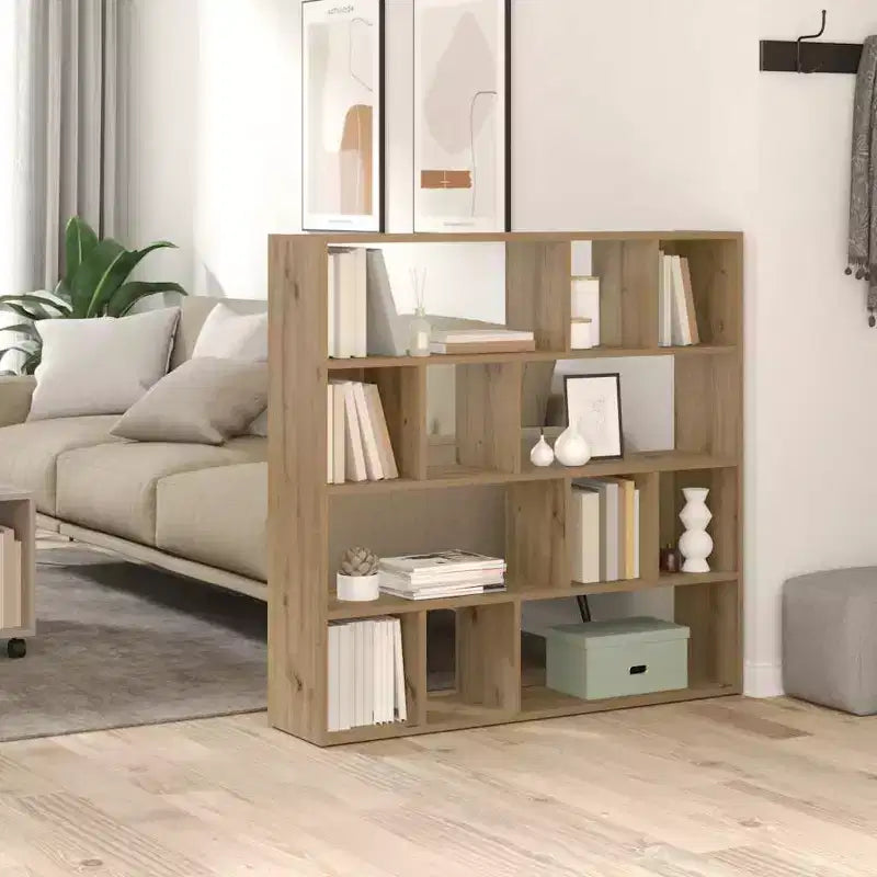 vidaXL Libreria/Divisorio Rovere Artigianale 41,3x9,4x40,2