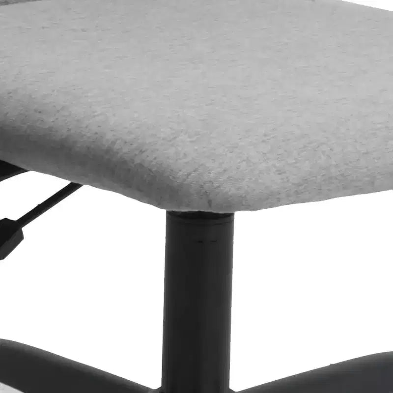 vidaXL Sedia da ufficio grigio chiaro in tessuto, metallo, compensato Standard