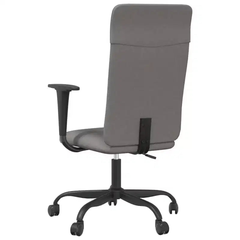 vidaXL Sedia da ufficio grigio chiaro in tessuto, metallo, compensato Standard
