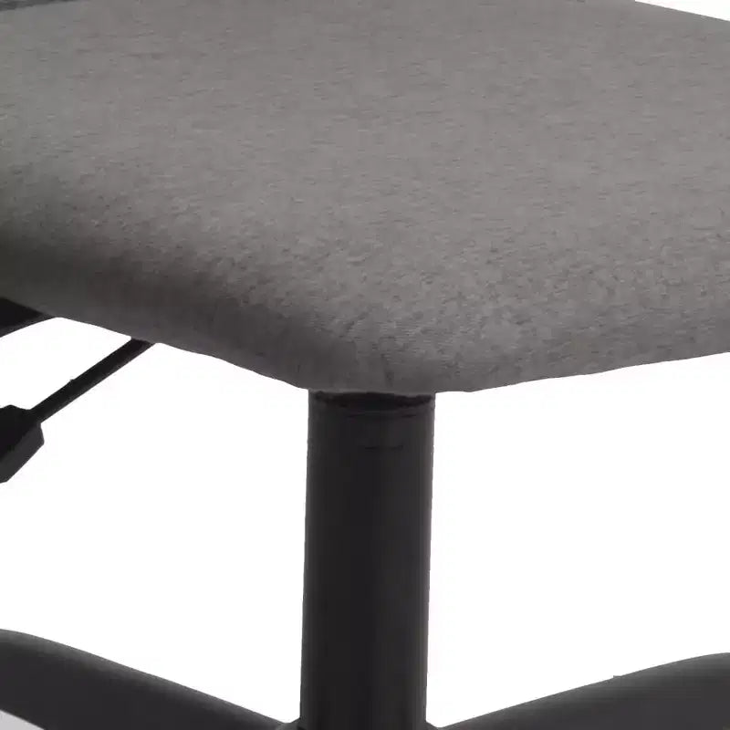 vidaXL Sedia da ufficio grigio chiaro in tessuto, metallo, compensato Standard