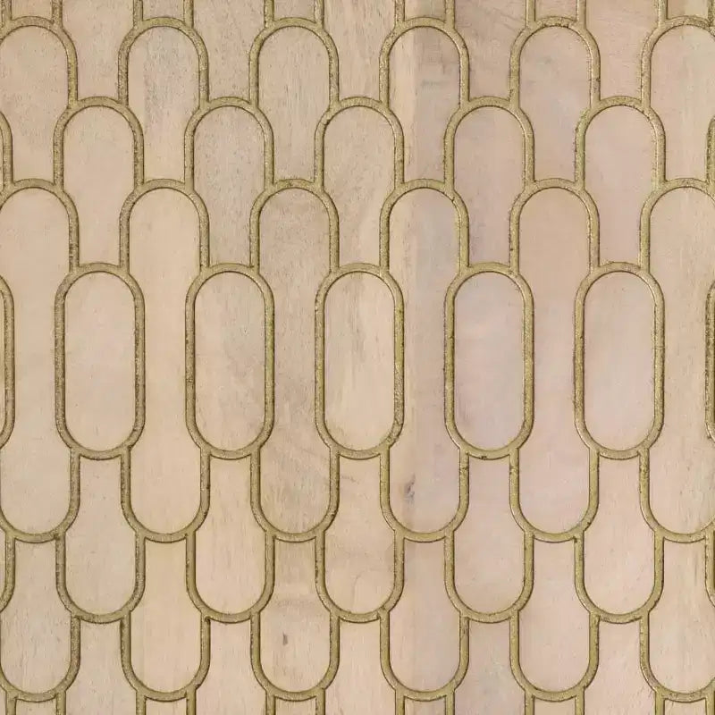 vidaXL Mobiletto pensile da bagno Sbiancato Naturale