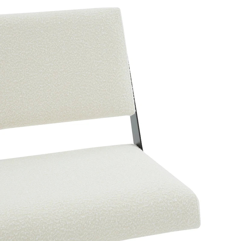 Sedia da Ufficio Girevole in Pelle Vegana con Gambe Dorate – 56 cm L x 61 cm P x 86 cm H