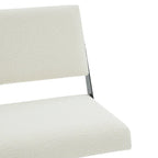 Sedia da Ufficio Girevole in Pelle Vegana con Gambe Dorate – 56 cm L x 61 cm P x 86 cm H