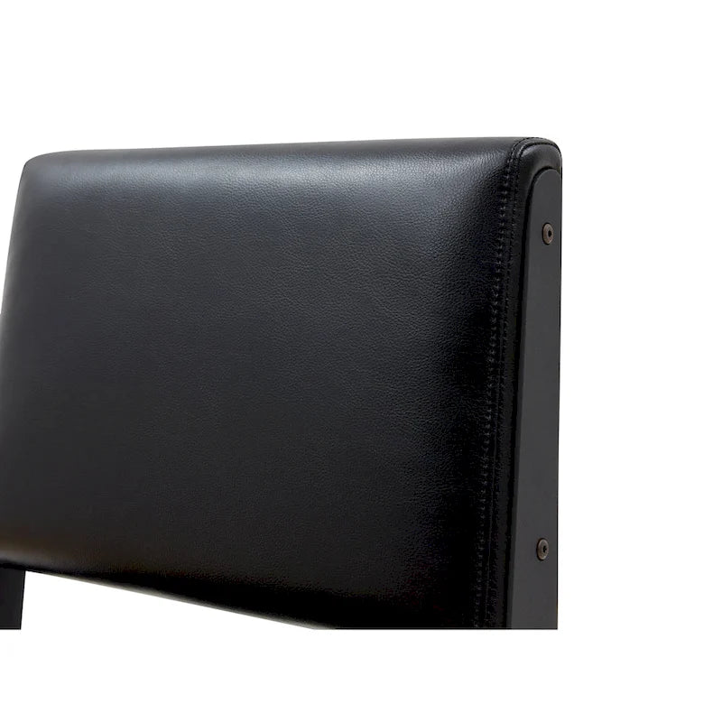 Sedia da Ufficio Girevole in Pelle Vegana con Gambe Dorate – 56 cm L x 61 cm P x 86 cm H