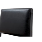 Sedia da Ufficio Girevole in Pelle Vegana con Gambe Dorate – 56 cm L x 61 cm P x 86 cm H