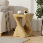 Tavolino MGO Twist Shape, effetto legno