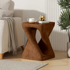 Tavolino MGO Twist Shape, effetto legno