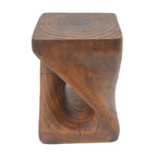 Tavolino MGO Twist Shape, effetto legno