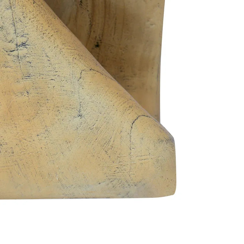 Tavolino MGO Twist Shape, effetto legno