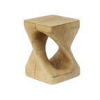 Tavolino MGO Twist Shape, effetto legno