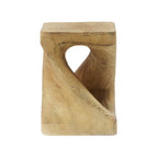 Tavolino MGO Twist Shape, effetto legno