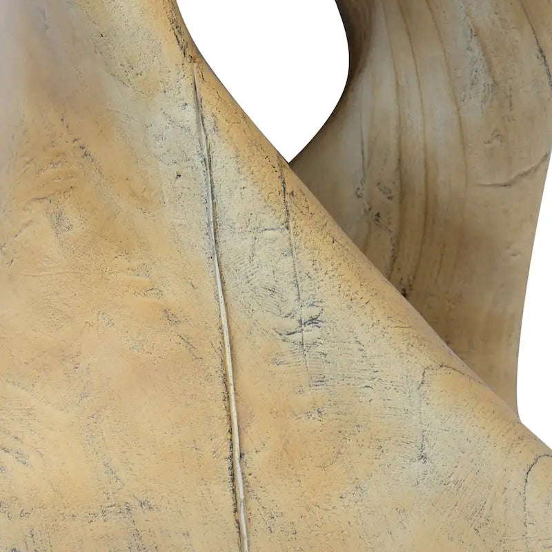 Tavolino MGO Twist Shape, effetto legno