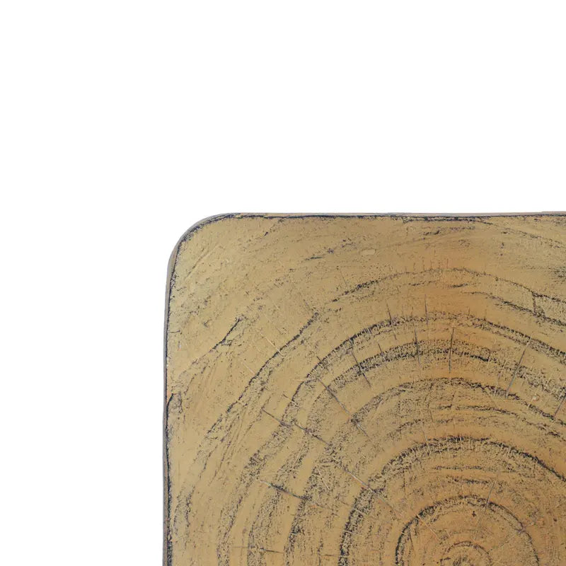 Tavolino MGO Twist Shape, effetto legno