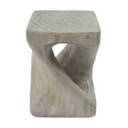 Tavolino MGO Twist Shape, effetto legno