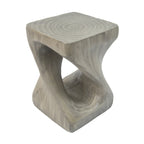 Tavolino MGO Twist Shape, effetto legno