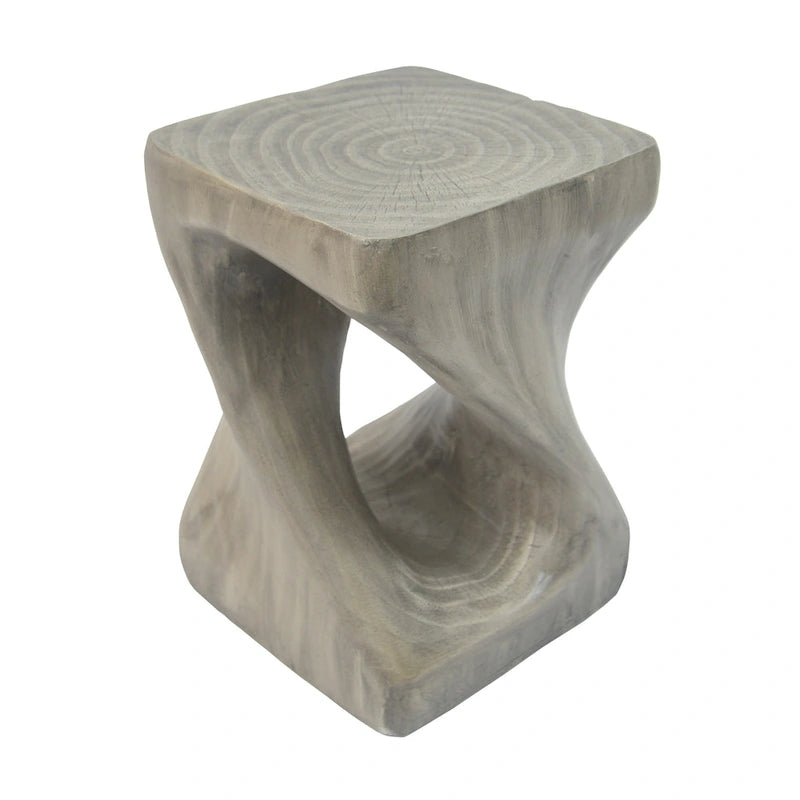 Tavolino MGO Twist Shape, effetto legno