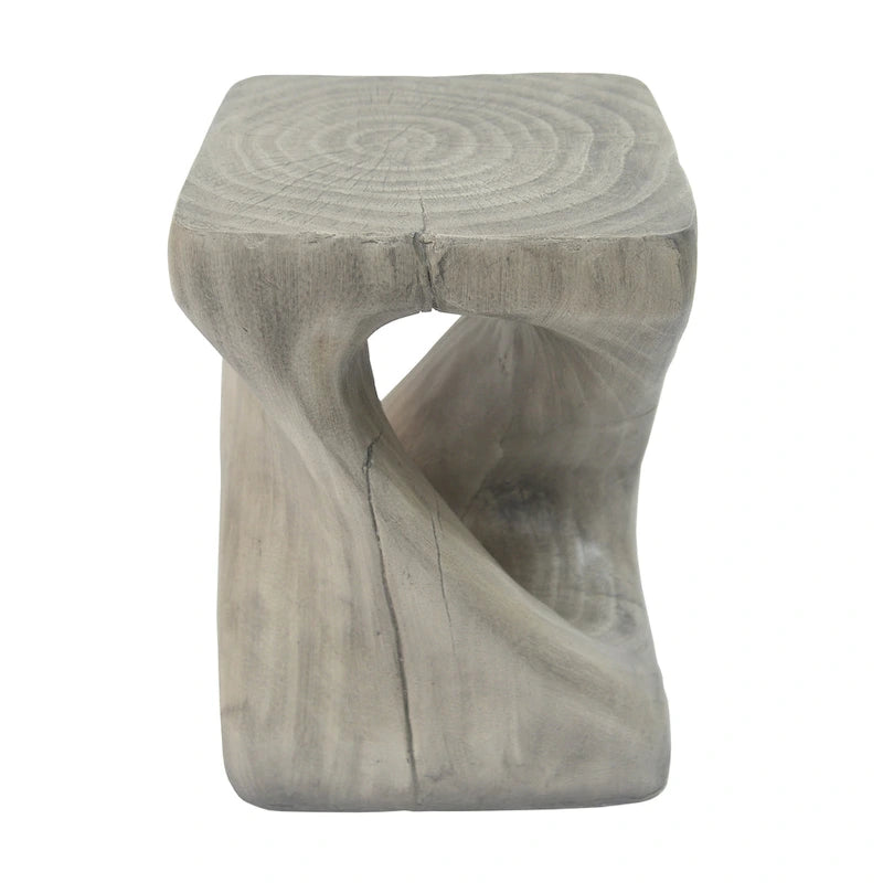 Tavolino MGO Twist Shape, effetto legno