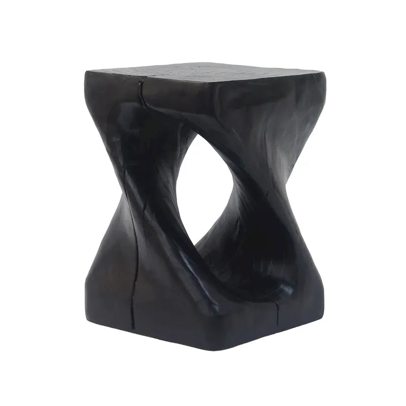 Tavolino MGO Twist Shape, effetto legno