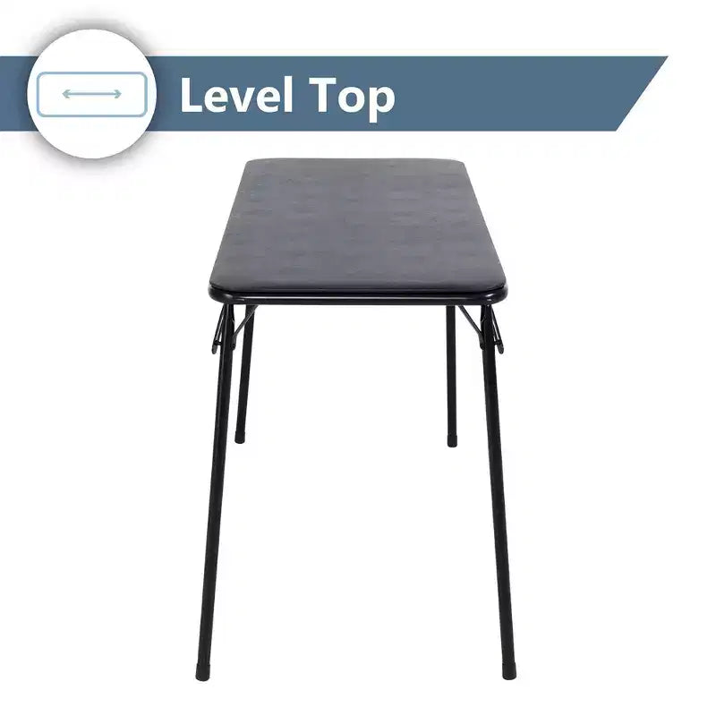 Tavolo pieghevole Peakform 20"x48" nero