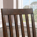 2 sedie da bar Foret con seduta imbottita, altezza bancone, quercia rustica - HOMES: Inside + Out