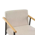 Christopher Knight Home, set di 2 sgabelli da bancone Ruby in stile Mid-Century moderno imbottiti con struttura in ferro, altezza bancone, Beige/Espresso