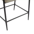 Christopher Knight Home, set di 2 sgabelli da bancone Ruby in stile Mid-Century moderno imbottiti con struttura in ferro, altezza bancone, Beige/Espresso