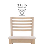 Sgabello Linon Torino Grigio