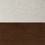 Nathan James Set di 2 sgabelli da bar Amalia girevoli altezza bancone Beige/Marrone medio