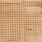 Sgabello da Bar Altezza Bancone Caspia in Legno e Rattan Naturale/Noce - bali & pari