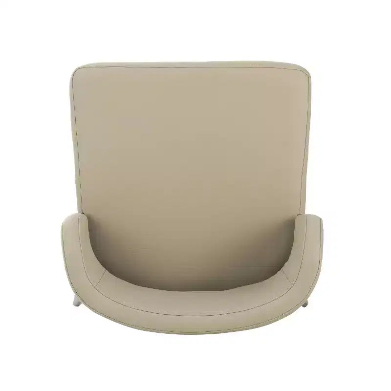 Christopher Knight Home Set di 2 Sgabelli da Bar Industriali Arya in Metallo e Pelle Aire Altezza Bancone Kaki