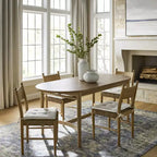 2 sedie da pranzo in legno Cardamine, colore naturale - Threshold™ progettate con Studio McGee