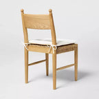 2 sedie da pranzo in legno Cardamine, colore naturale - Threshold™ progettate con Studio McGee