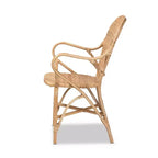 Set sedie da pranzo Genna Rattan Naturale/Marrone - bali & pari