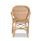 Set sedie da pranzo Genna Rattan Naturale/Marrone - bali & pari