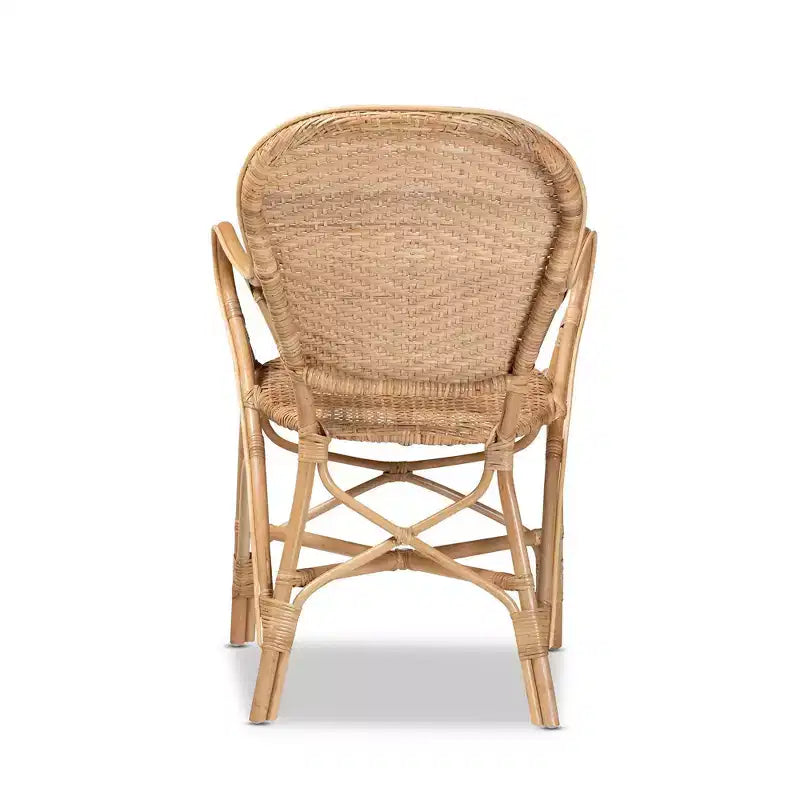 Set sedie da pranzo Genna Rattan Naturale/Marrone - bali & pari