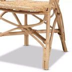 Set sedie da pranzo Genna Rattan Naturale/Marrone - bali & pari