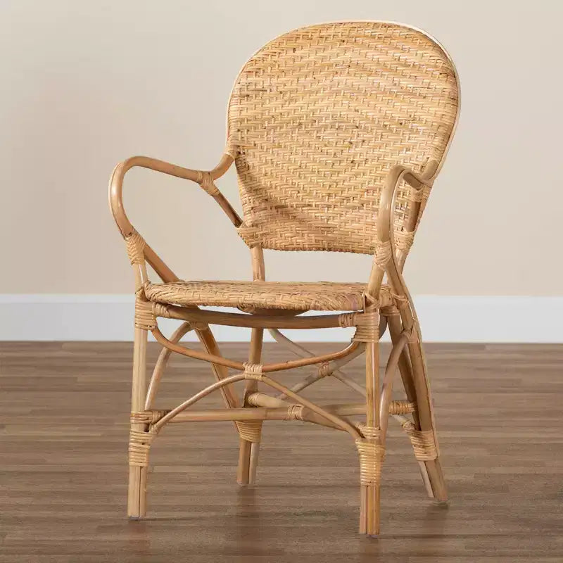 Set sedie da pranzo Genna Rattan Naturale/Marrone - bali & pari
