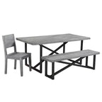 Panca da pranzo in legno di mango Raven marrone da 60" - Timbergirl