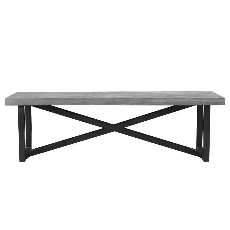 Panca da pranzo in legno di mango Raven marrone da 60" - Timbergirl