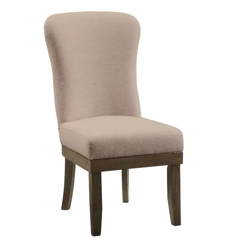 Set di 2 sedie da pranzo Landon marrone "Salvage" - Acme Furniture: Rivestite, con borchie, telaio in legno