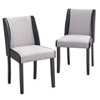 angelo:HOME Grayson Dining Chair Gray/Navy
