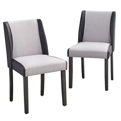 angelo:HOME Grayson Dining Chair Gray/Navy