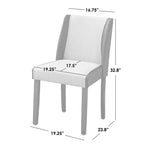angelo:HOME Sedia da pranzo Grayson grigio/blu navy